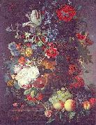Jan van Huijsum Blumen und Fruchte painting